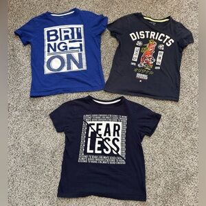 Boys graphic shirt lot size 9/10 (140cm)
